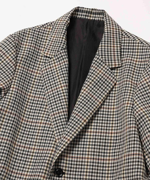 MR.OLIVE / VALENCIA CHECK / CHESTERFIELD COAT バレンシアチェック/チェスターフィールドコート